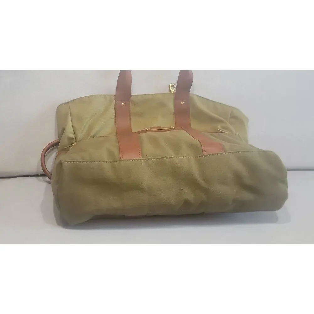 Sword & Plough Camo Canvas Leather Trim Signature Tote Bag